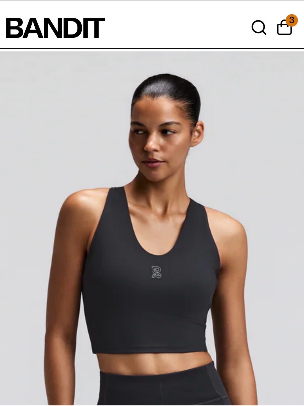 Bandit Vanisher V-neck Race Crop